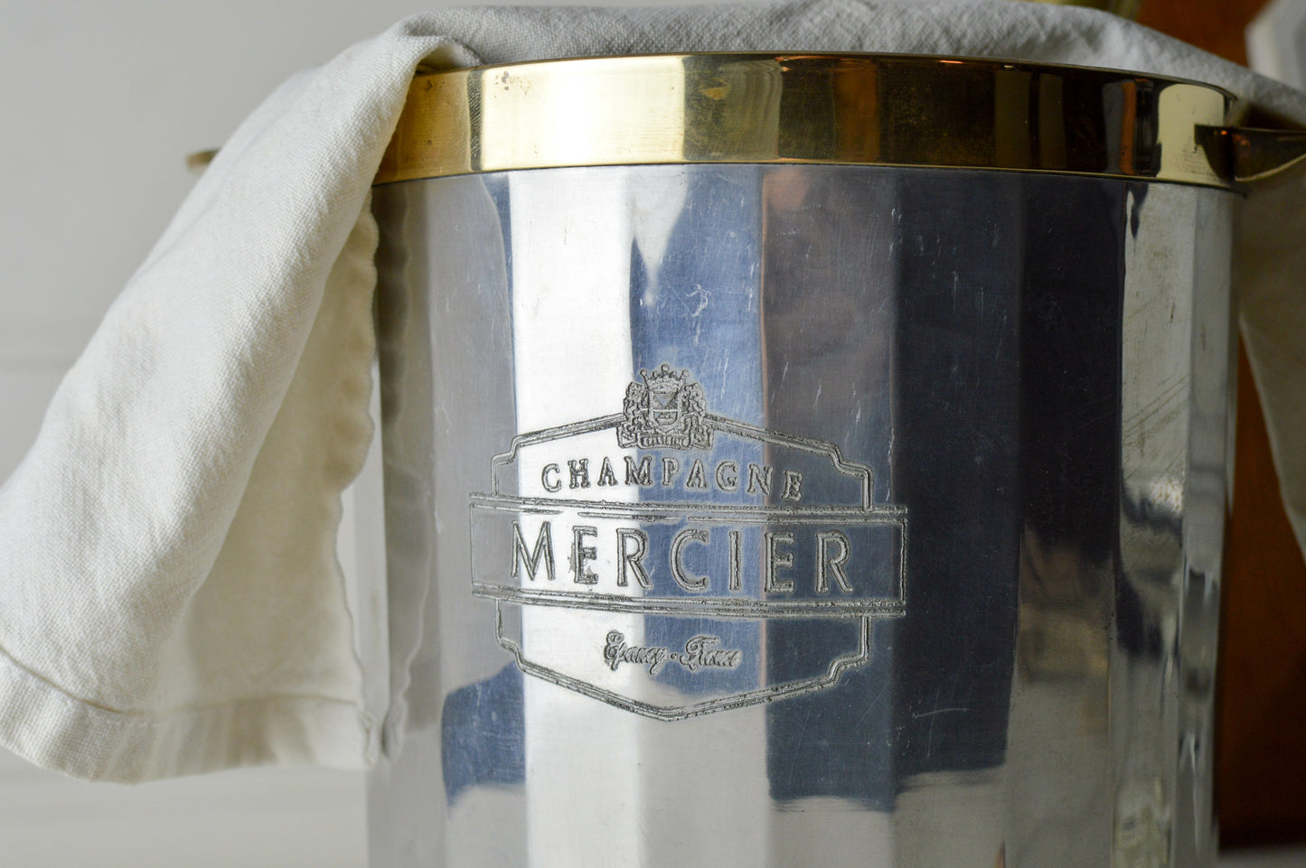 French Vintage Mercier Champagne Bucket