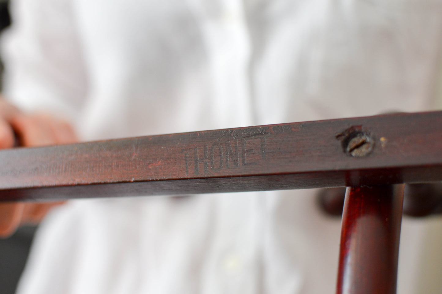 Antique Coat Rack with 3 'S hooks' (Thonet brand)